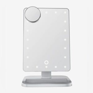 Touch XL Dimmable LED Vanity Mirror w/Bluetooth Speakers-Silver-4 Available💋🪩